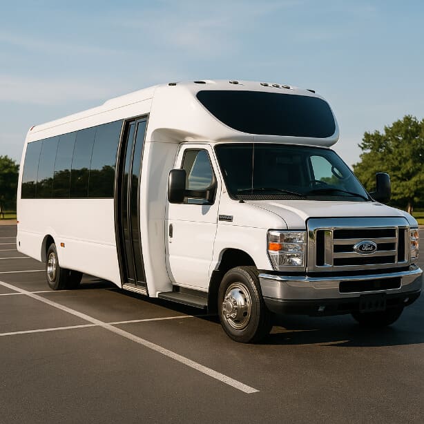 Gilbert Shuttle Bus Rentals 20 Passenger Shuttle Bus