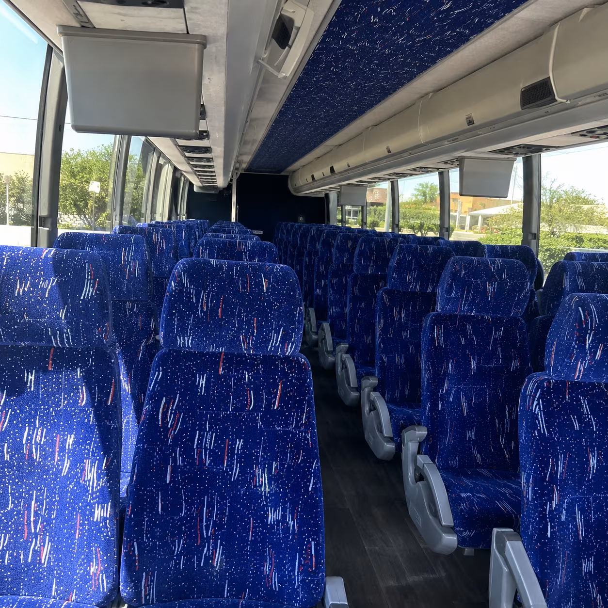 gilbert charter bus inside