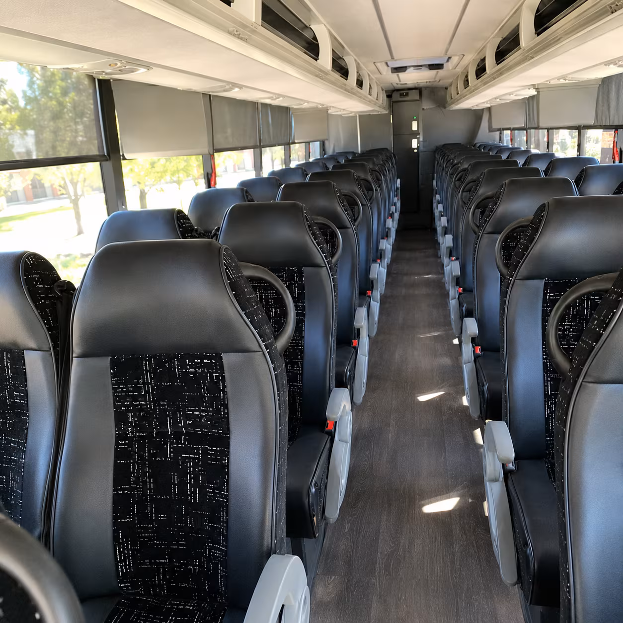 gilbert charter bus services interior